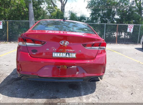 5NPE24AF3JH663223 2018 HYUNDAI SONATA Red 