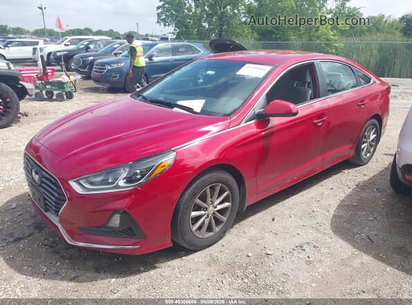 5NPE24AF3JH720679 2018 HYUNDAI SONATA Red Przód lewy
