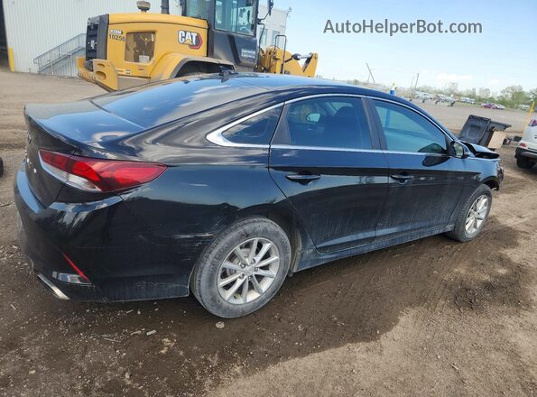 5NPE24AF3JH721587 2018 HYUNDAI SONATA Black Rear right
