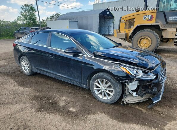 5NPE24AF3JH721587 2018 HYUNDAI SONATA Black Front right