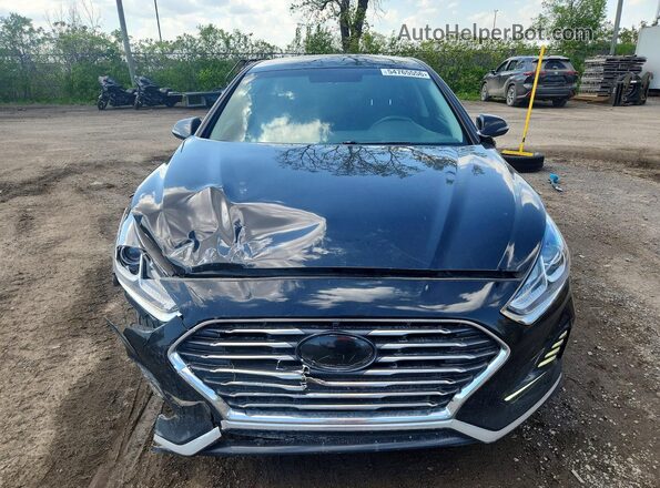 5NPE24AF3JH721587 2018 HYUNDAI SONATA Black Front view