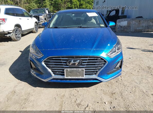 5NPE24AF3KH733501 2019 HYUNDAI SONATA Синий Вид щитка приборов