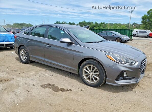 5NPE24AF3KH734678 2019 HYUNDAI SONATA Gray 