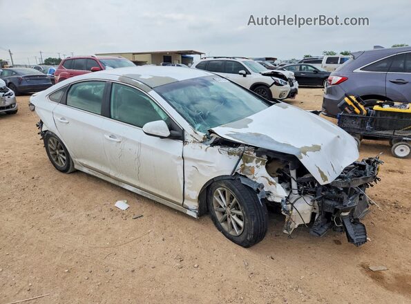 5NPE24AF3KH737905 2019 HYUNDAI SONATA White წინა მარჯვენა