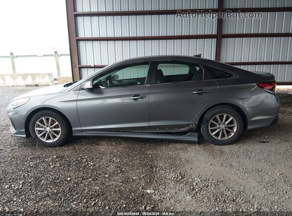 5NPE24AF3KH743610 2019 HYUNDAI SONATA Gray Սալոնի հետևի տեսք