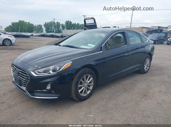 5NPE24AF3KH746944 2019 HYUNDAI SONATA Черный Передняя левая четверть
