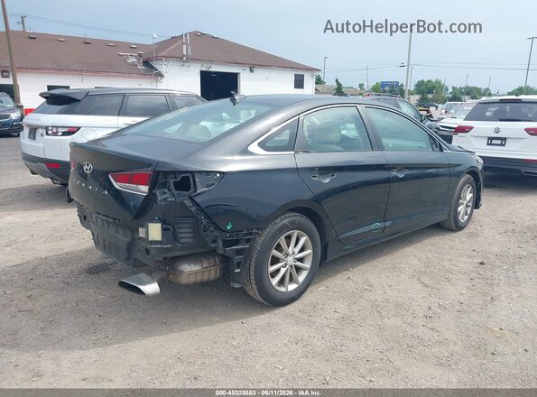 5NPE24AF3KH746944 2019 HYUNDAI SONATA Черный Задняя правая четверть