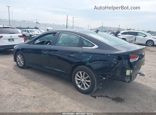 5NPE24AF3KH746944 2019 HYUNDAI SONATA Черный Задняя левая четверть