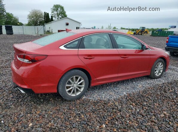 5NPE24AF3KH780656 2019 HYUNDAI SONATA Red Rear right