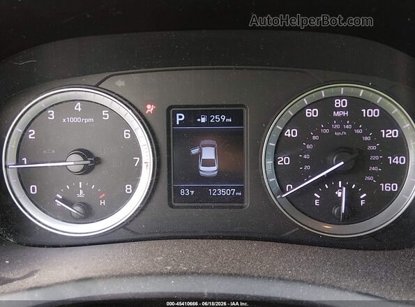 5NPE24AF3KH798381 2019 HYUNDAI SONATA Red Vista de los asientos traseros