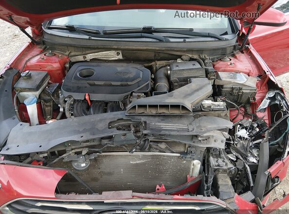 5NPE24AF3KH798381 2019 HYUNDAI SONATA Red Vista trasera