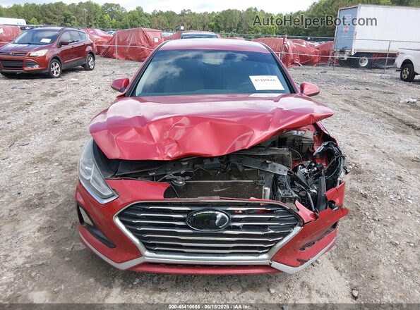 5NPE24AF3KH798381 2019 HYUNDAI SONATA Red Vista del cuadro de instrumentos