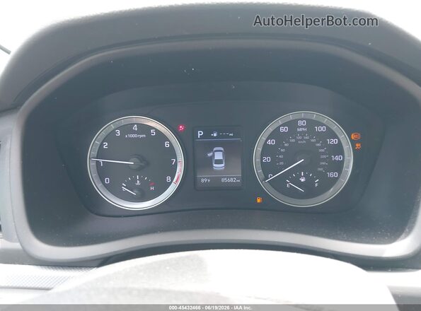 5NPE24AF3KH812683 2019 HYUNDAI SONATA Black უკანა სავარძლების ხედი