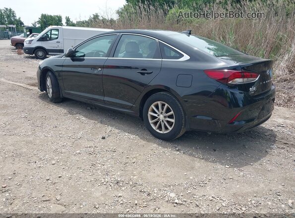 5NPE24AF3KH812683 2019 HYUNDAI SONATA Black უკანა მარცხენა