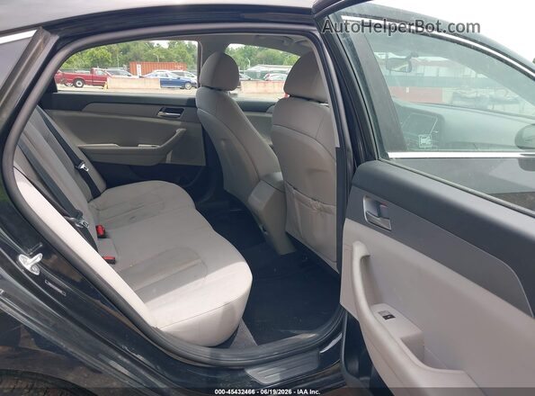 5NPE24AF3KH812683 2019 HYUNDAI SONATA Black VIN კოდის სტიკერის ხედი