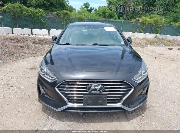 5NPE24AF3KH812683 2019 HYUNDAI SONATA Black წინა პანელის ხედი