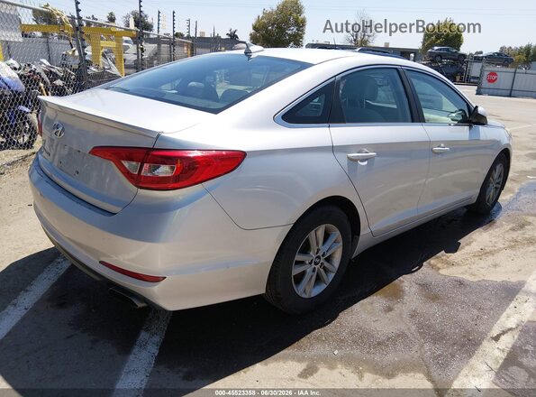 5NPE24AF4GH268329 2016 HYUNDAI SONATA Silver უკანა მარჯვენა