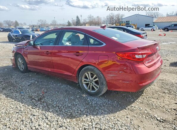 5NPE24AF4GH281064 2016 HYUNDAI SONATA Burgundy 