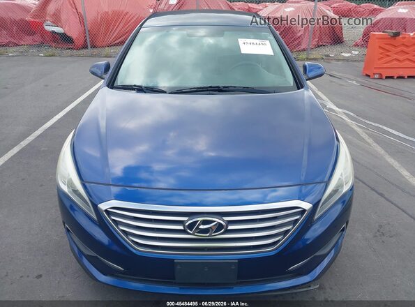 5NPE24AF4GH281873 2016 HYUNDAI SONATA Blue Vista frontal
