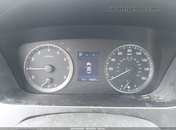5NPE24AF4GH281873 2016 HYUNDAI SONATA Blue Vista de los asientos traseros