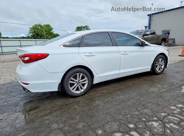 5NPE24AF4GH289665 2016 HYUNDAI SONATA White Tył prawy