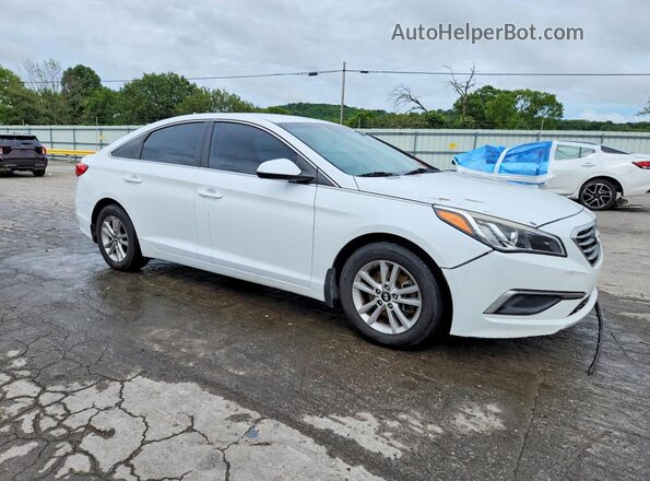 5NPE24AF4GH289665 2016 HYUNDAI SONATA White Przód prawy