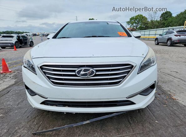 5NPE24AF4GH289665 2016 HYUNDAI SONATA White Widok z przodu