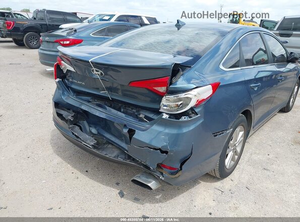 5NPE24AF4GH302950 2016 HYUNDAI SONATA Blue წინა ხედი