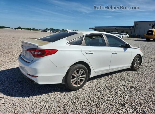 5NPE24AF4GH319117 2016 HYUNDAI SONATA White Задня права чверть