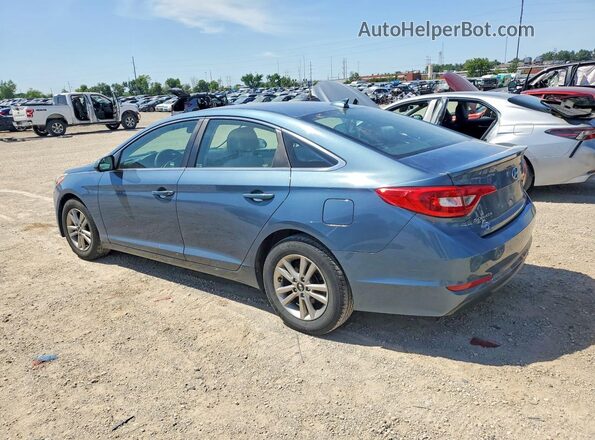 5NPE24AF4GH334720 2016 HYUNDAI SONATA Blue Trasero izquierdo