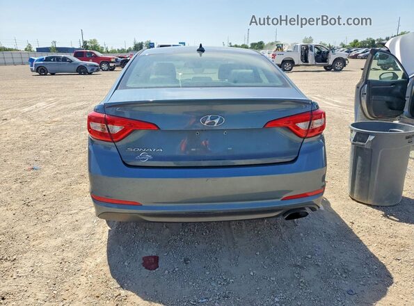 5NPE24AF4GH334720 2016 HYUNDAI SONATA Blue Vista trasera