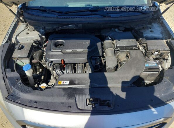 5NPE24AF4GH341182 2016 HYUNDAI SONATA Silver Սալոնի հետևի տեսք