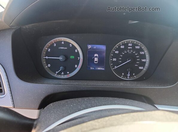 5NPE24AF4GH341182 2016 HYUNDAI SONATA Silver Սարքավորումների վահանակի տեսք