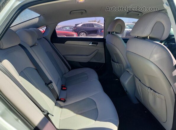 5NPE24AF4GH341182 2016 HYUNDAI SONATA Silver Հետևի նստատեղերի տեսք