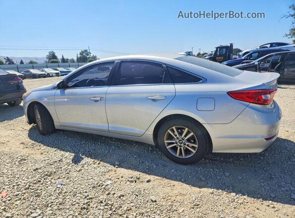 5NPE24AF4GH341182 2016 HYUNDAI SONATA Silver Հետևի ձախ