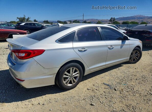 5NPE24AF4GH341182 2016 HYUNDAI SONATA Silver Հետևի աջ