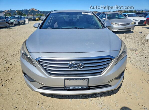 5NPE24AF4GH341182 2016 HYUNDAI SONATA Silver Դիմացի տեսք