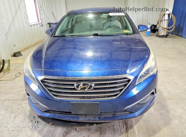 5NPE24AF4GH347550 2016 HYUNDAI SONATA Blue წინა ხედი