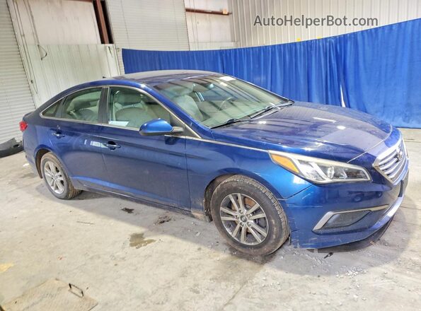 5NPE24AF4GH347550 2016 HYUNDAI SONATA Blue წინა მარჯვენა