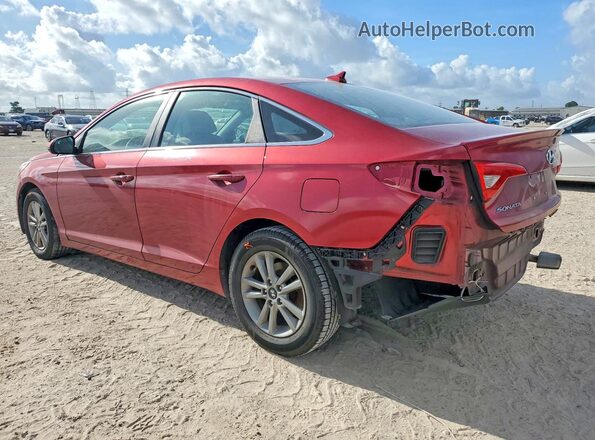 5NPE24AF4GH363831 2016 HYUNDAI SONATA Burgundy Հետևի ձախ