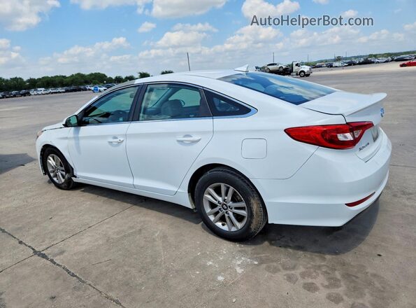 5NPE24AF4GH367636 2016 HYUNDAI SONATA Белый Задняя левая четверть