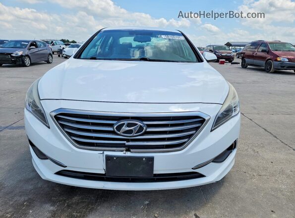 5NPE24AF4GH367636 2016 HYUNDAI SONATA Белый Вид спереди