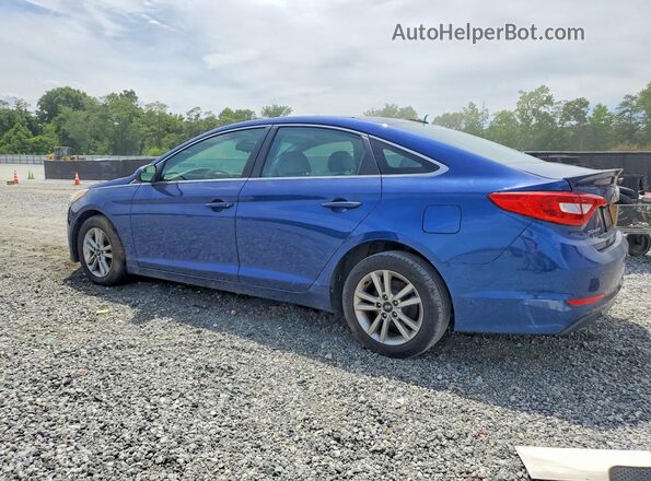 5NPE24AF4GH371203 2016 HYUNDAI SONATA Blue Հետևի ձախ