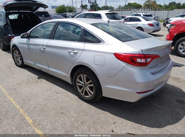 5NPE24AF4GH403857 2016 HYUNDAI SONATA Серебряный Задняя левая четверть
