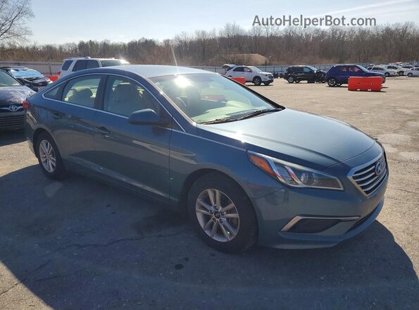 5NPE24AF4GH421050 2016 HYUNDAI SONATA Blue 
