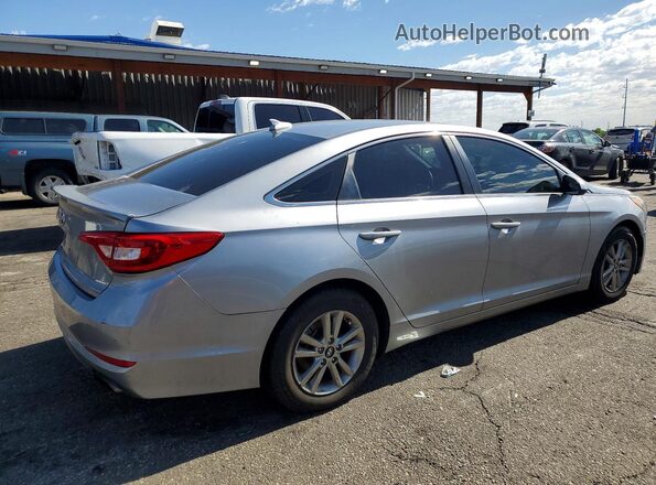 5NPE24AF4HH457001 2017 HYUNDAI SONATA Серебряный Задняя правая четверть
