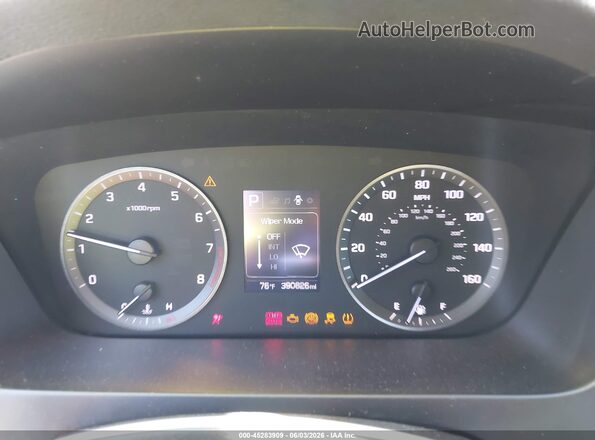 5NPE24AF4HH459685 2017 HYUNDAI SONATA Black Հետևի նստատեղերի տեսք