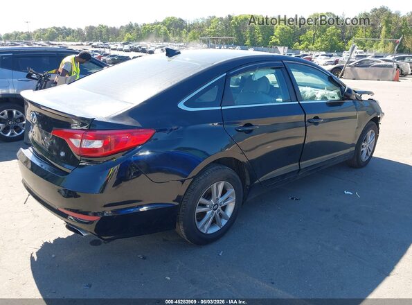 5NPE24AF4HH459685 2017 HYUNDAI SONATA Black Հետևի աջ