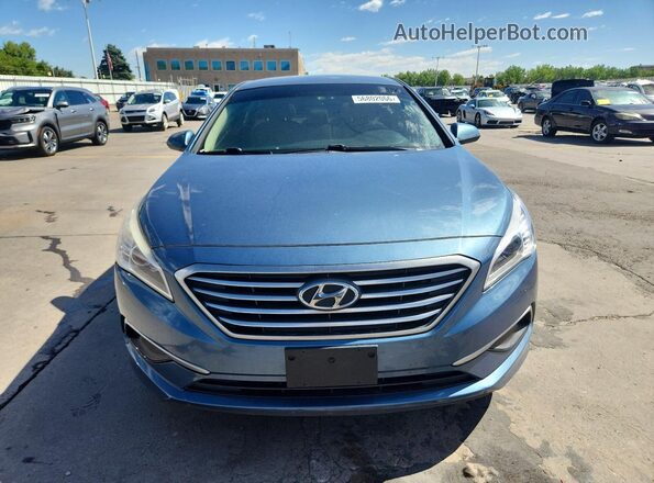 5NPE24AF4HH469861 2017 HYUNDAI SONATA Blue Դիմացի տեսք