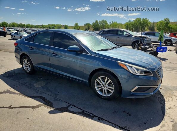 5NPE24AF4HH469861 2017 HYUNDAI SONATA Blue Առջևի աջ